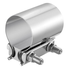 EVIL ENERGY clamp front view shows durable stainless steel and secure fit benefit