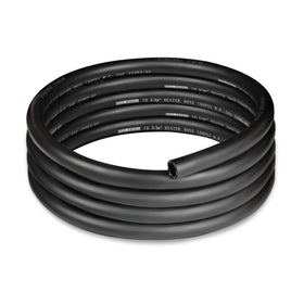 EVIL ENERGY front view of 10ft heater hose showing coil and black EPDM finish for reliability