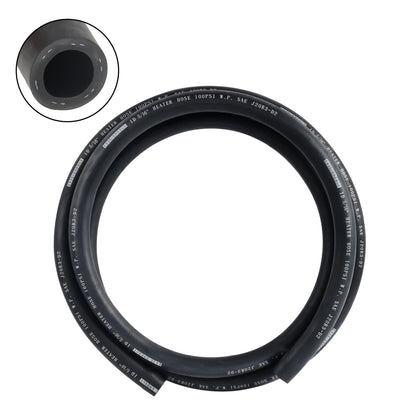 EVIL ENERGY front view of 5ft heater hose showing full length and finish for easy selection