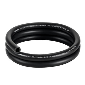 EVIL ENERGY front view of 5ft 3/8-inch transmission cooler hose showing length and label benefits