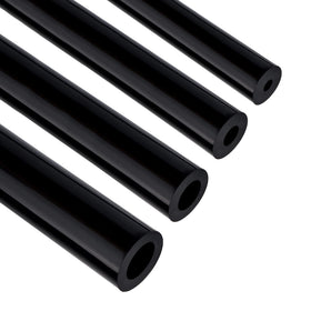 EVIL ENERGY front view of four black silicone hoses showing lengths and packaging, durable replacement