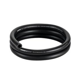 EVIL ENERGY front view of transmission hose showing labeling and length benefit