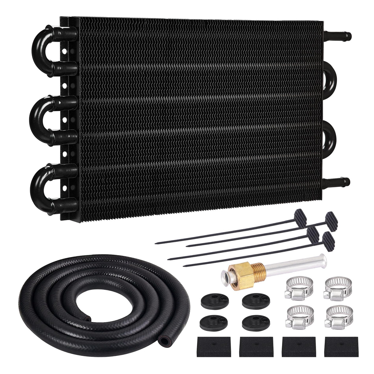 EVIL ENERGY front view of cooler kit showing compact design and black finish, improved cooling