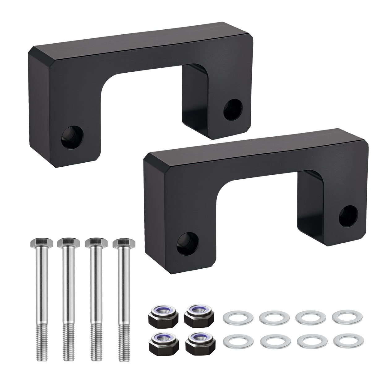 EVIL ENERGY front spacer kit packaging showing contents and fitment benefit