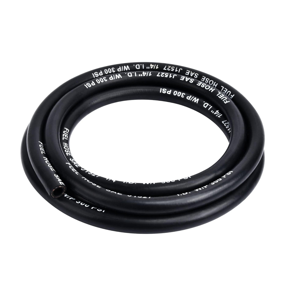 EVIL ENERGY front view showing hose coil and packaging, clear durability benefit