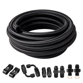 EVIL ENERGY front packaging showing full AN6 hose kit and contents for quick identification