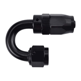 EVIL ENERGY front view of 10AN swivel fitting shows compact profile and easy routing