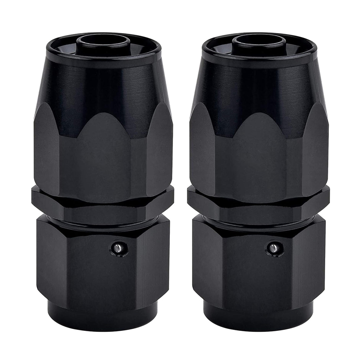 EVIL ENERGY front view of 4AN straight fitting showing compact profile and fit
