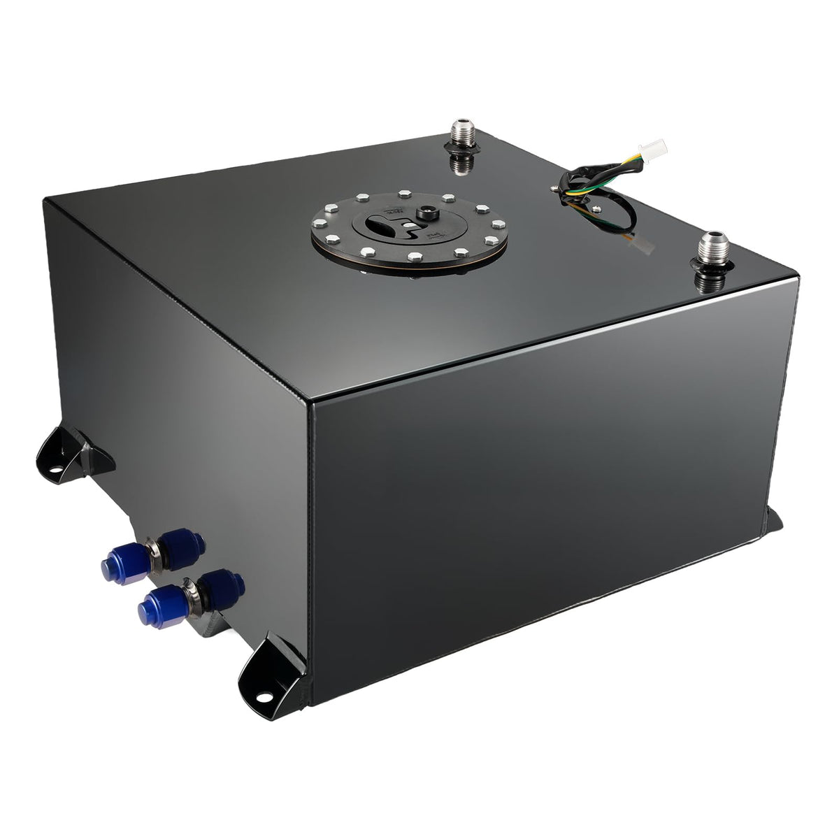 EVIL ENERGY front view black tank showing compact footprint and easy install benefit