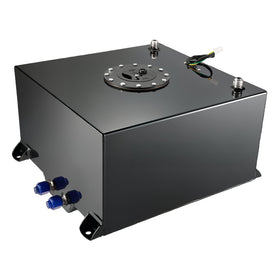 EVIL ENERGY front view black tank showing compact footprint and easy install benefit