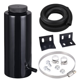 EVIL ENERGY front view showing compact black aluminum tank and universal fit benefit