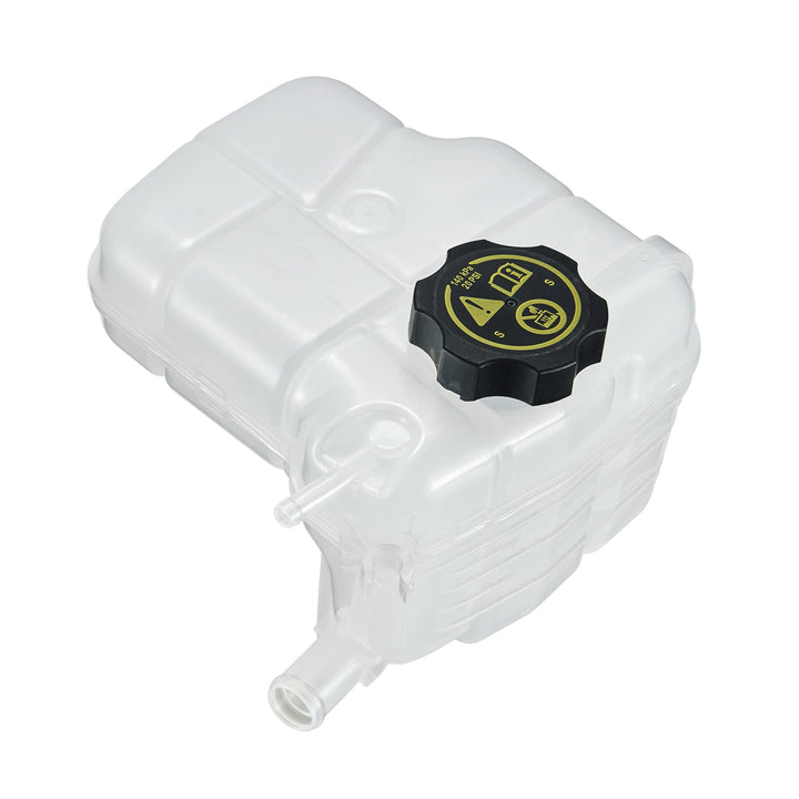 EVIL ENERGY front view coolant reservoir showing OEM fit and clean finish
