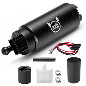 EVIL ENERGY front view intank pump showing compact design and reliable flow