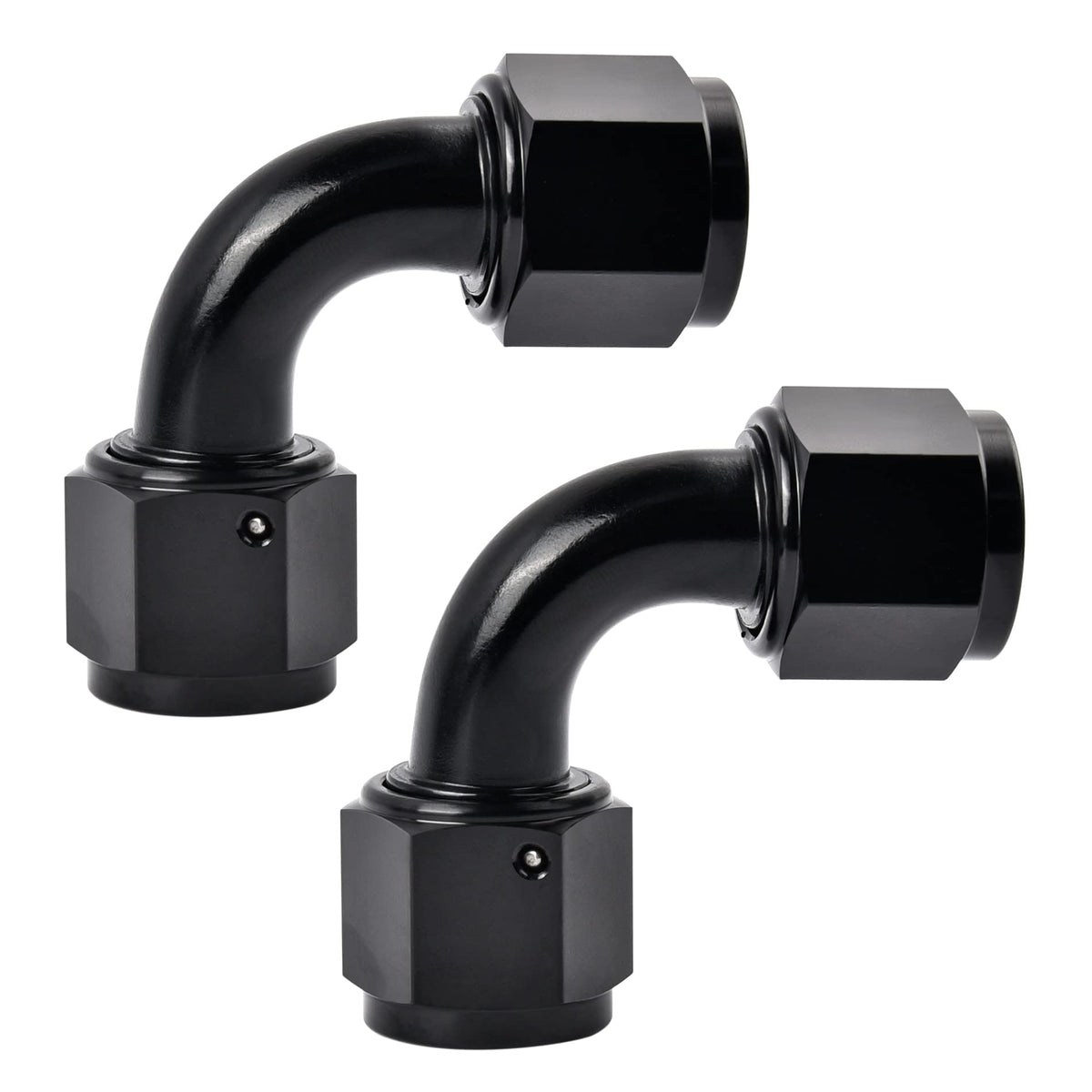 EVIL ENERGY front view showing two black anodized 6AN swivel couplers, highlights compact design and durability