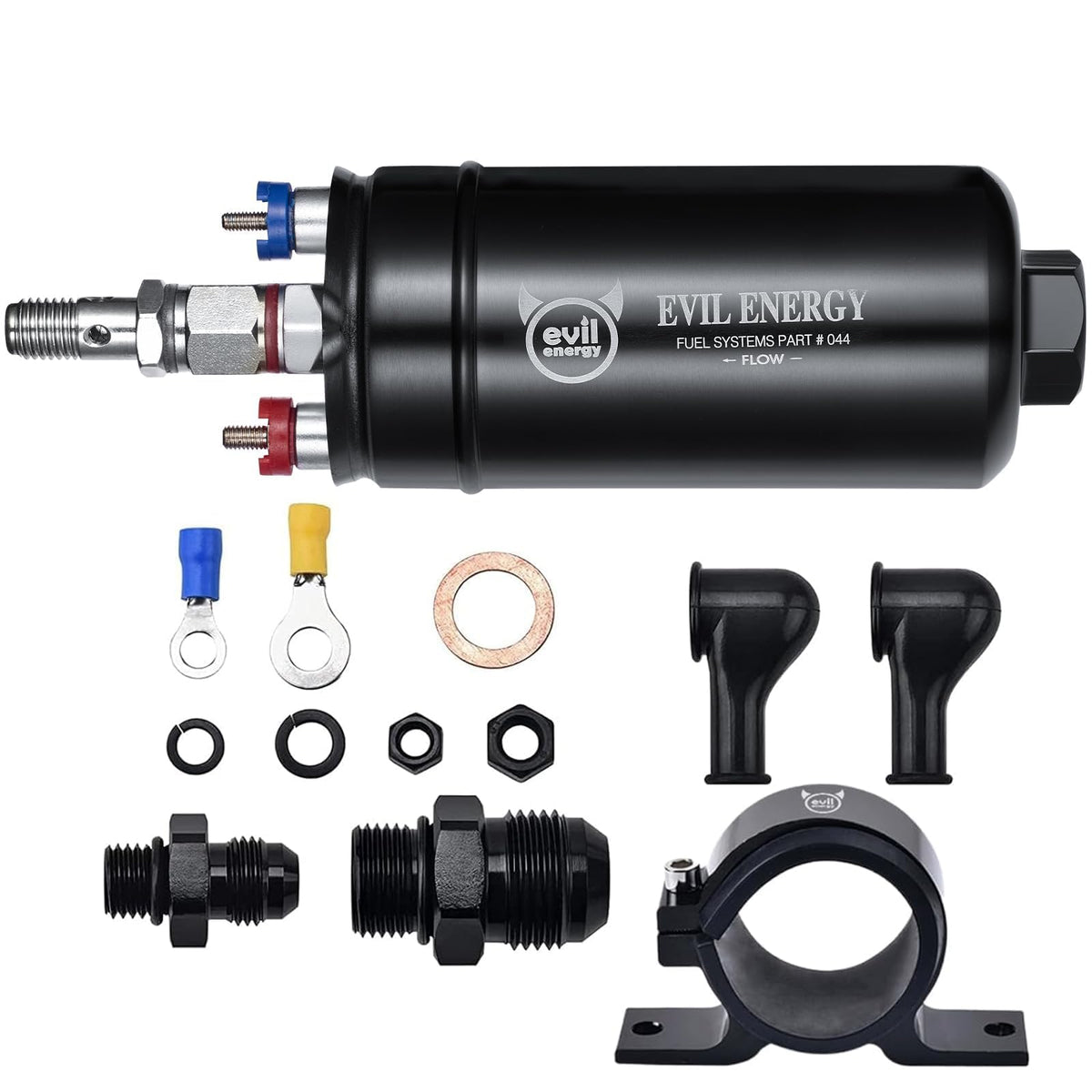 EVIL ENERGY front view pump showing compact body and reliable performance