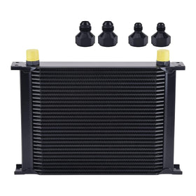 EVIL ENERGY front view of 30-row cooler showing compact core and benefits of high airflow