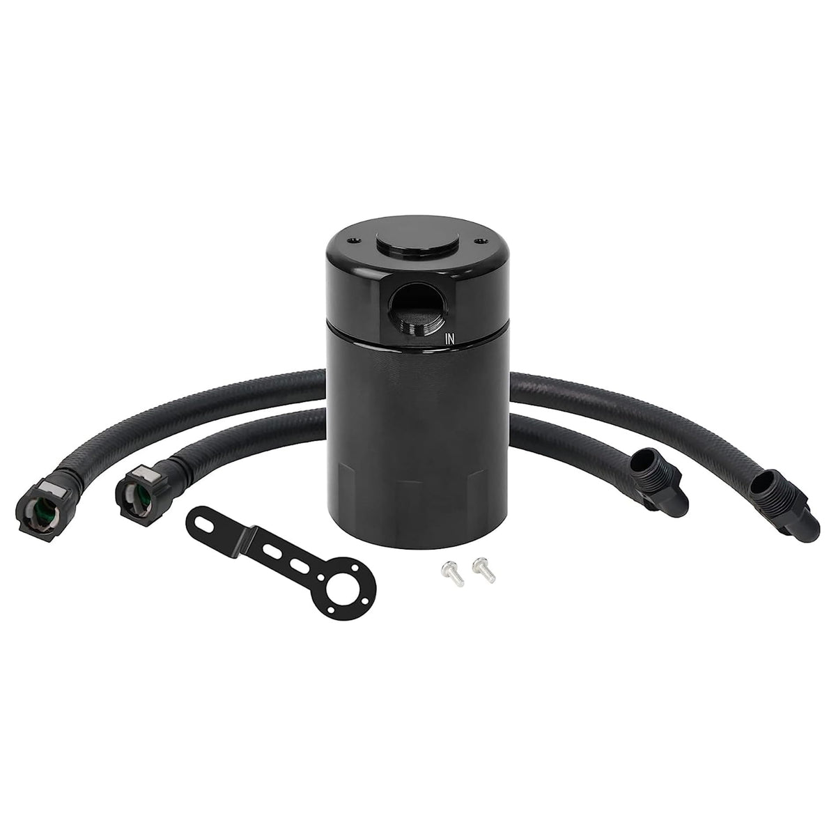 EVIL ENERGY front view of oil separator showing compact design and fitment benefit