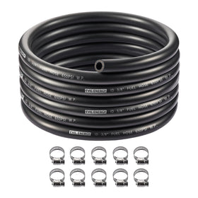 EVIL ENERGY front packaging showing 20ft fuel hose kit and clamps, highlights kit completeness