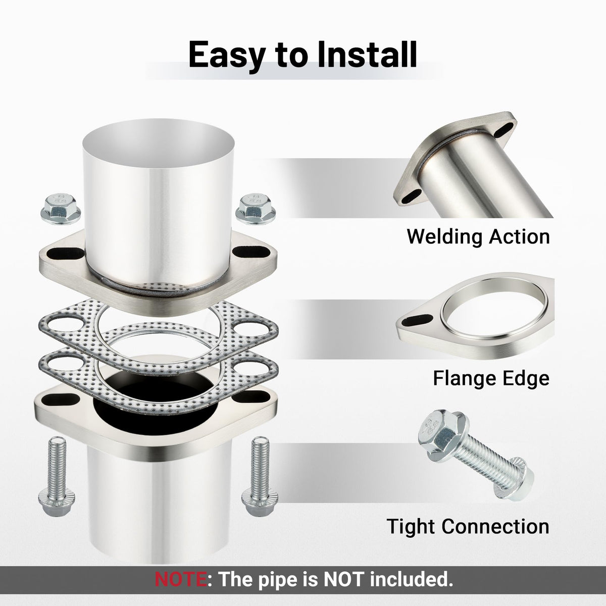 EVIL ENERGY gasket and hardware laid out showing included bolts and seal reliability