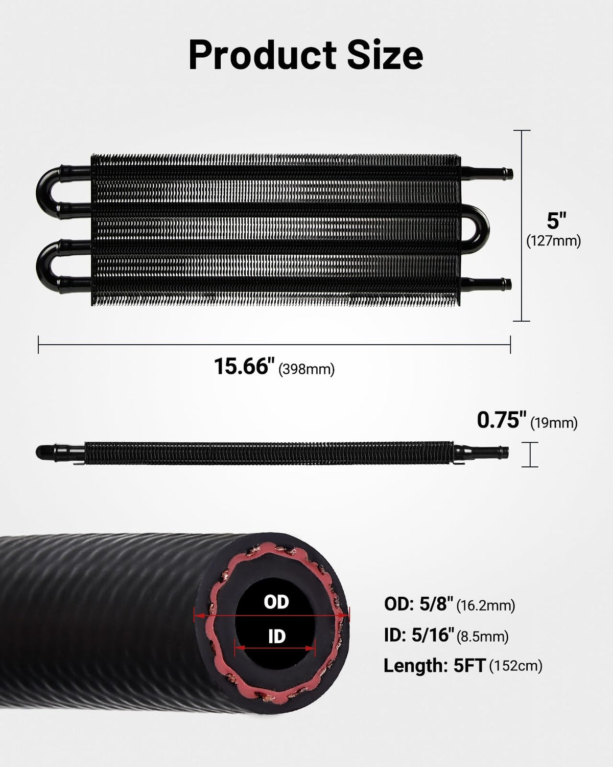 EVIL ENERGY hose and fittings detail demonstrating durable CPE construction