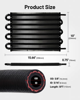 EVIL ENERGY CPE hose and fittings detail showing heavy-duty clamps and pressure rating