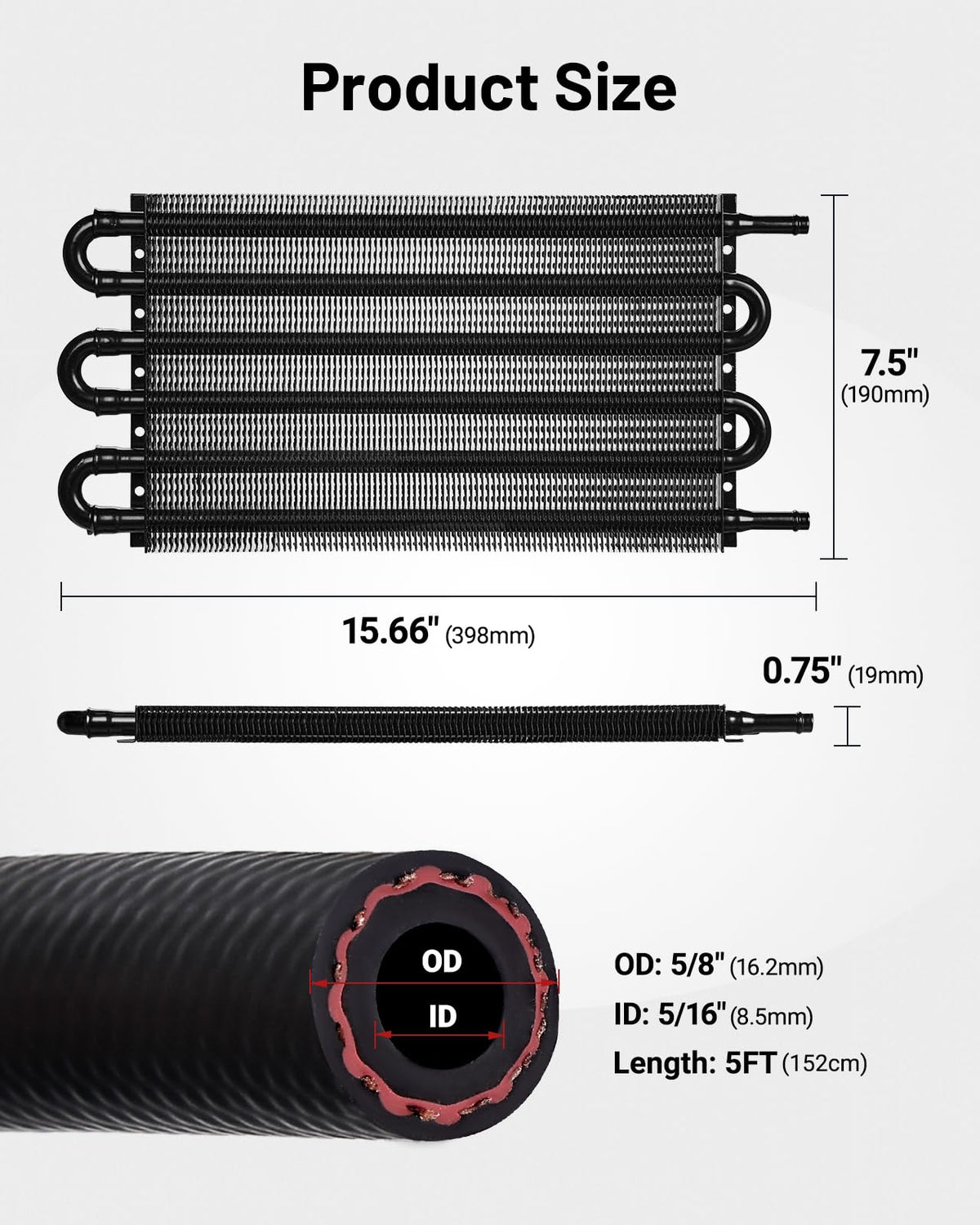 EVIL ENERGY hose and fittings detail with CPE hose for high-pressure durability