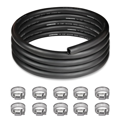 EVIL ENERGY hose coil front view showing full 10ft length and tidy packaging benefit