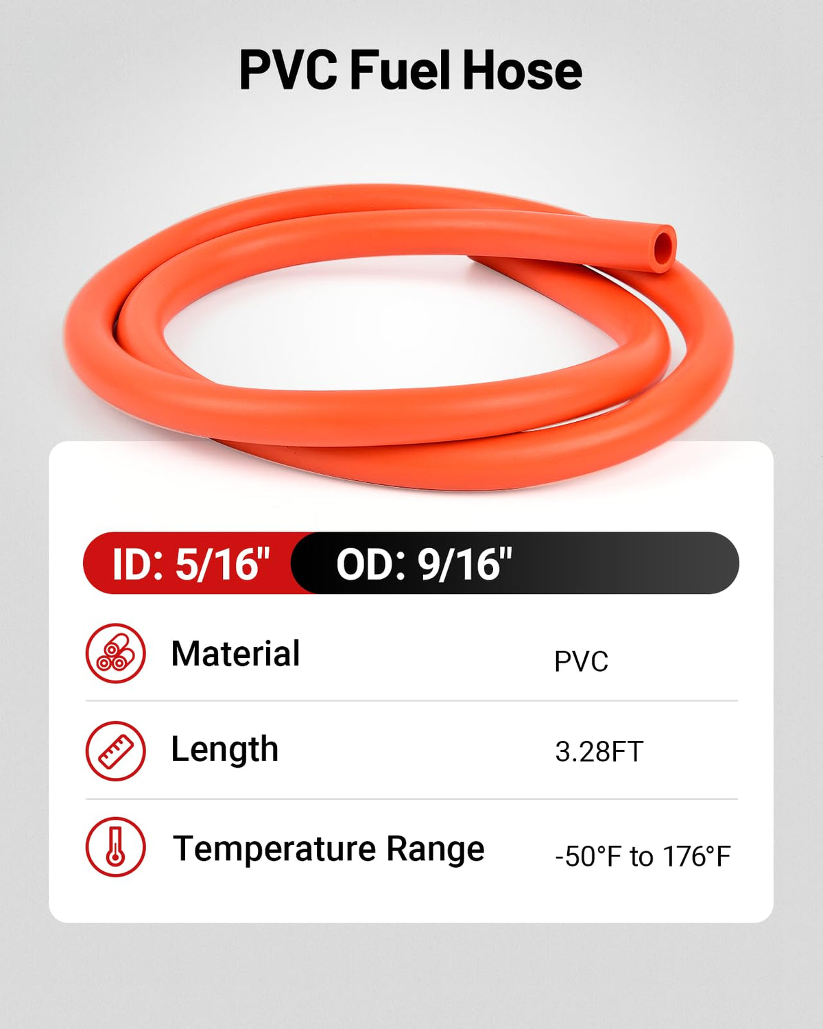 EVIL ENERGY hose connection detail showing secure rubber hose and O-ring leak prevention benefit
