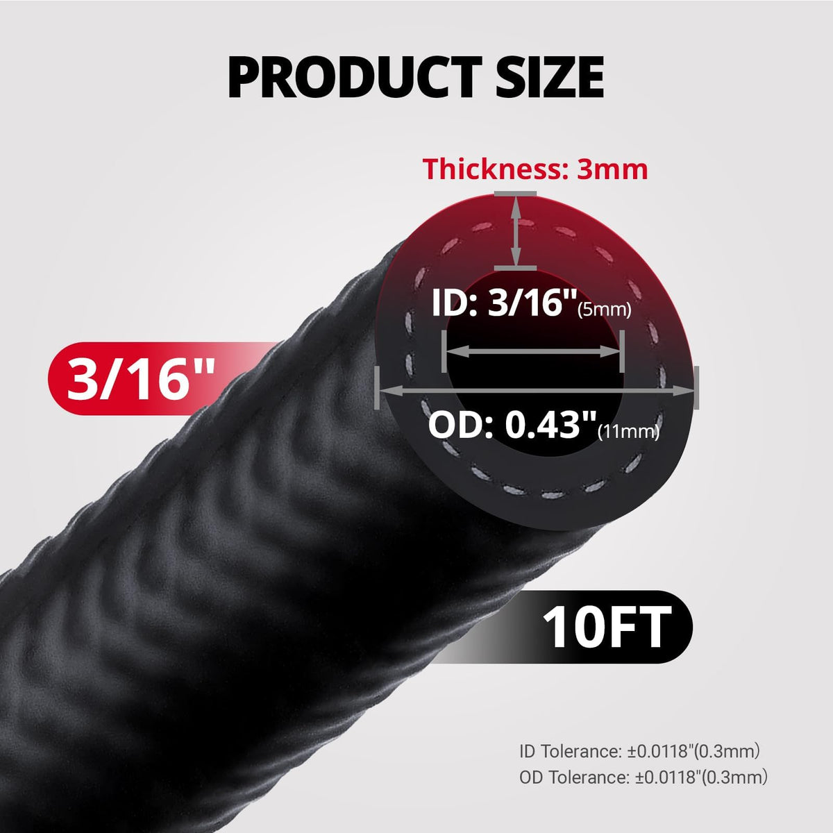 EVIL ENERGY coiled 10ft hose highlighting compact storage and readiness