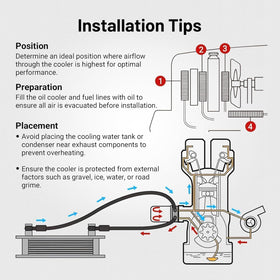 EVIL ENERGY cooler fitted on tow truck showing improved oil temperature control benefit