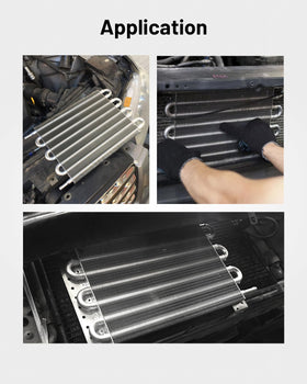 EVIL ENERGY cooler installed on towing vehicle showing improved transmission protection