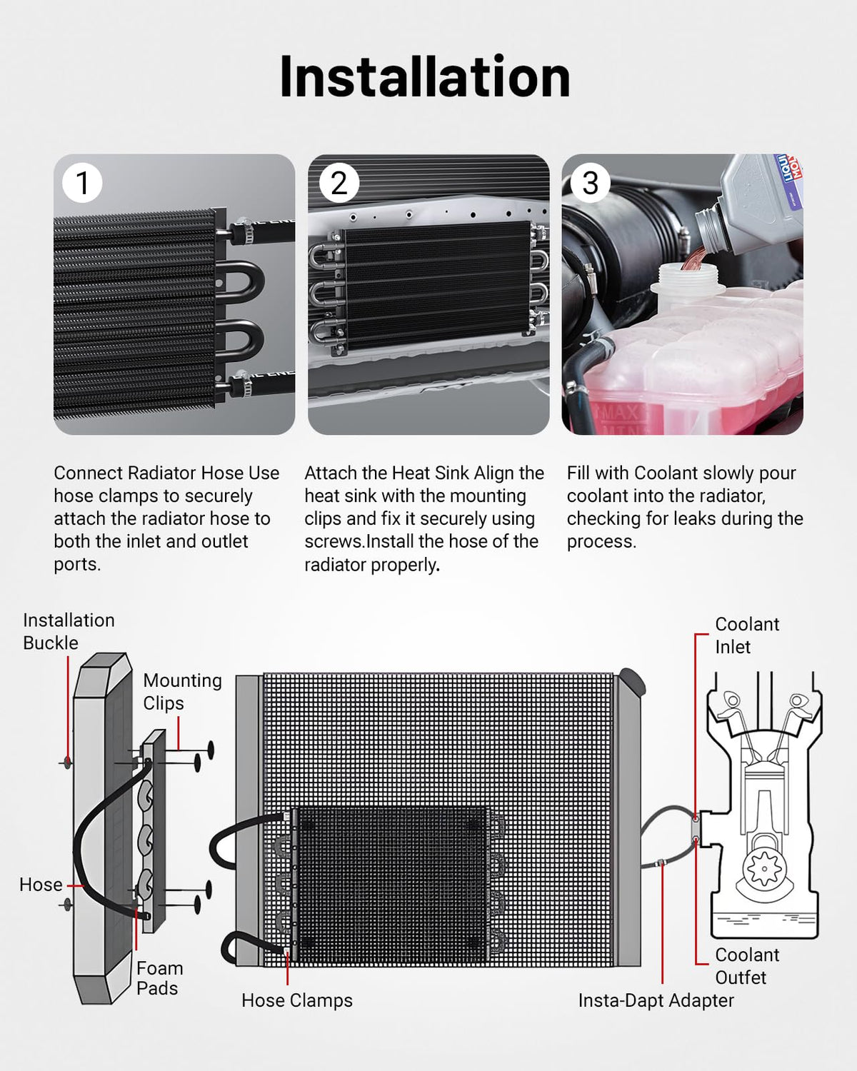 EVIL ENERGY installed under hood illustrating practical vehicle fitment