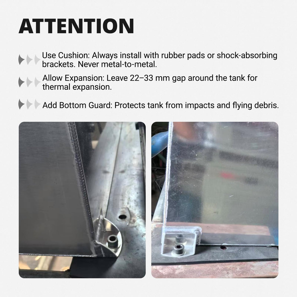 EVIL ENERGY aluminum body and plastic cover highlighting corrosion resistance
