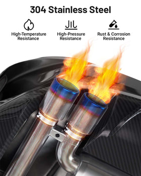 EVIL ENERGY packaging and contents showing both flanges and clamp included