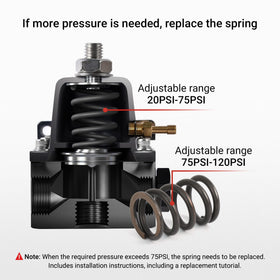 EVIL ENERGY pressure gauge installed on regulator showing readout for accurate setup