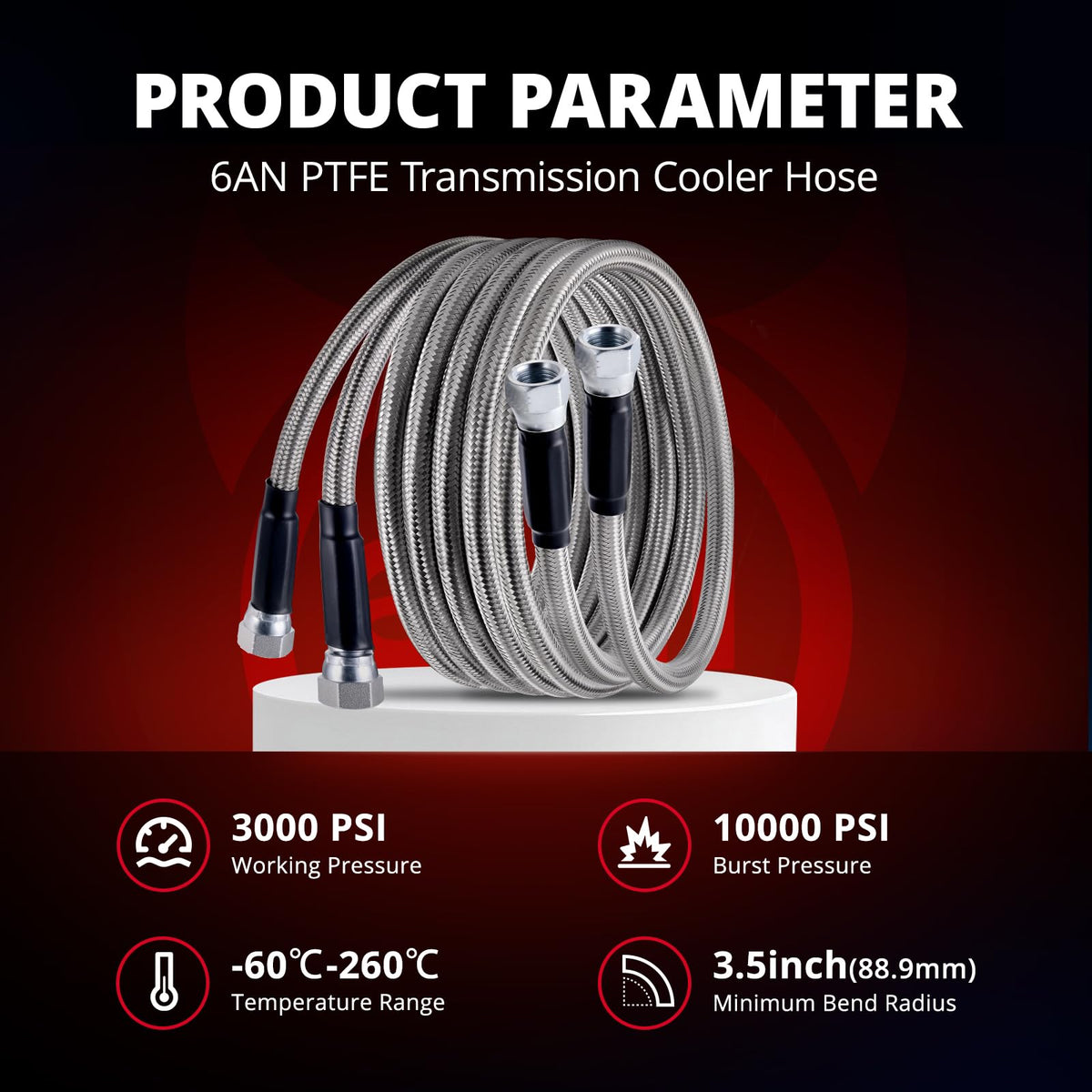 EVIL ENERGY PTFE inner liner detail demonstrating chemical resistance and flow