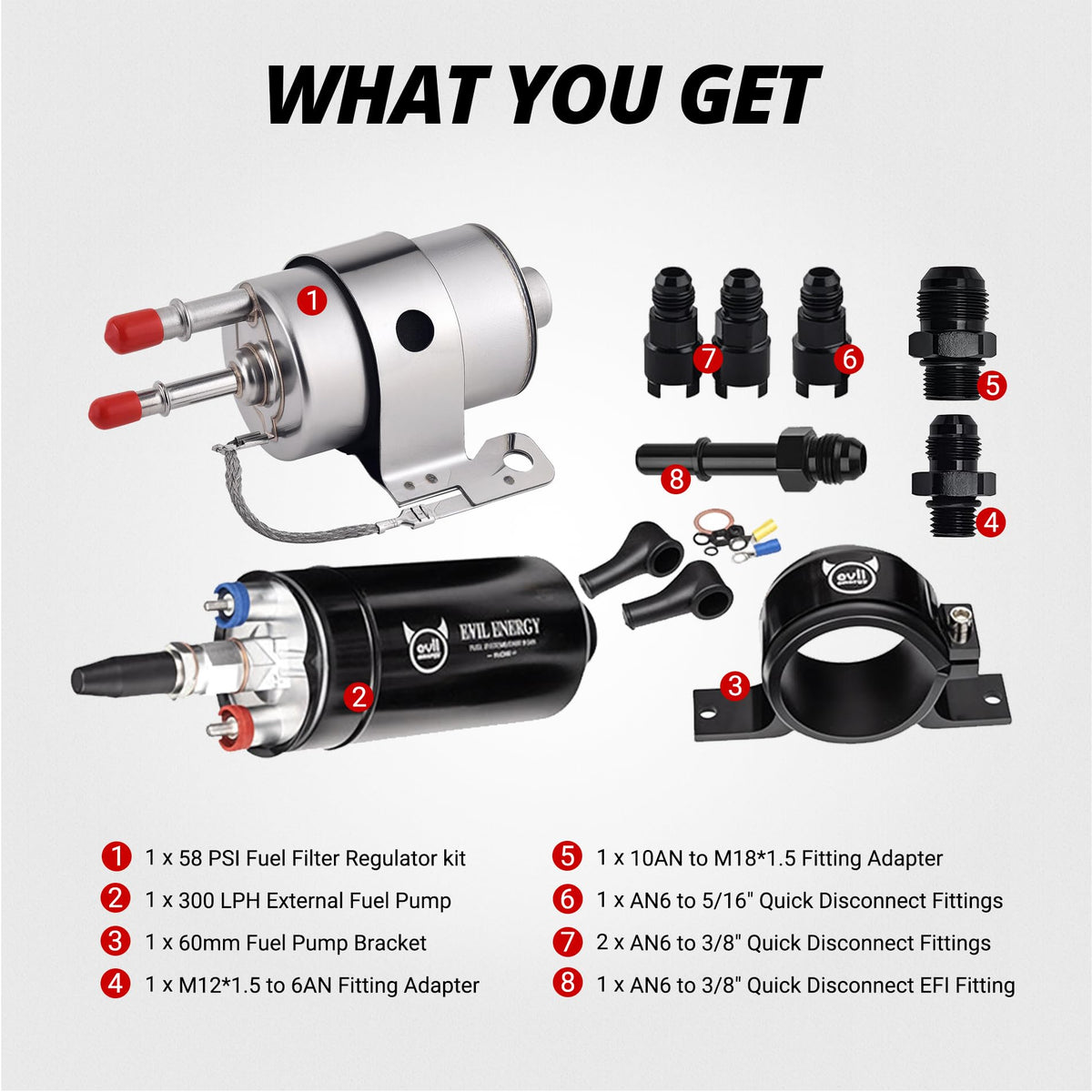 EVIL ENERGY regulator closeup, highlights 58 PSI control and clean delivery