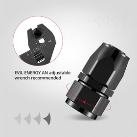 EVIL ENERGY fittings next to ruler showing size and scale for fit decisions