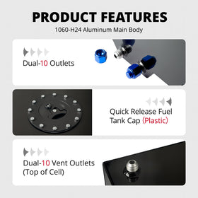 EVIL ENERGY side mounting tab and dimensions for secure installation benefit