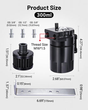EVIL ENERGY side profile with NBR hose attached demonstrating secure routing benefit