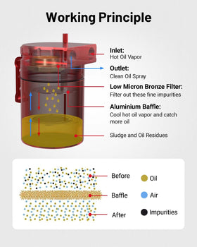 EVIL ENERGY catch can next to a soda can for scale demonstrating compact 300ml capacity