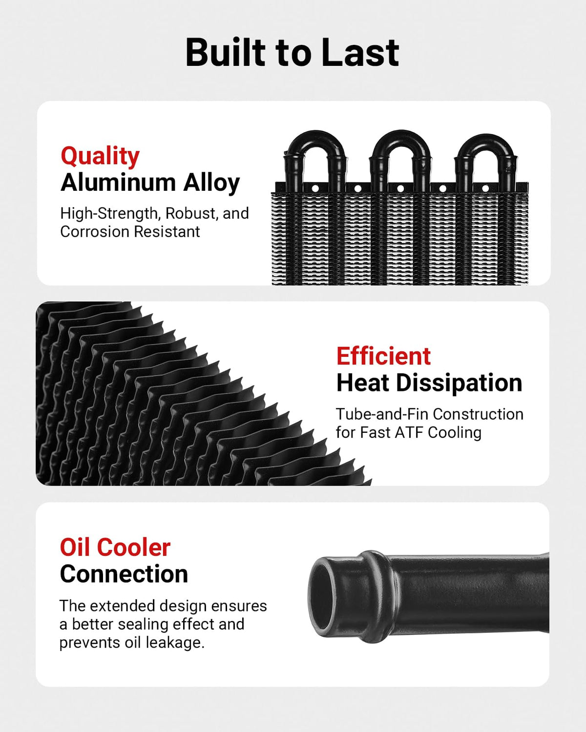 EVIL ENERGY cooler beside ruler showing 15.66 inch length for easy fitment
