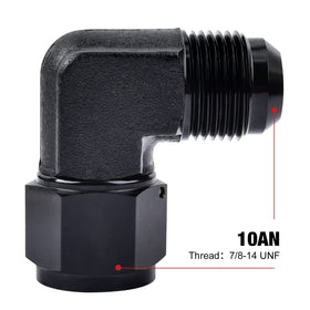 EVIL ENERGY adapter installed on hose demonstrating 360° swivel, simplifies alignment