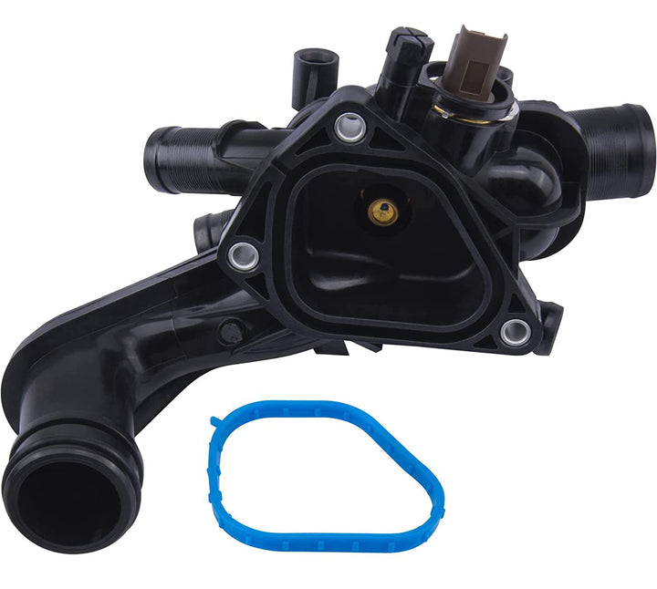 EVIL ENERGY front view of thermostat housing showing fit and finish benefits