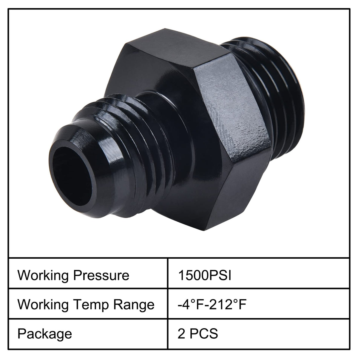 EVIL ENERGY threaded M16 side with NBR o-ring visible for leak-resistant sealing