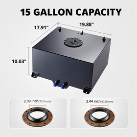 EVIL ENERGY top cover with level sender visible for easy gauge integration