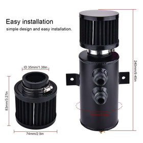 EVIL ENERGY top fittings detail with 10AN ports for secure leak-resistant connections