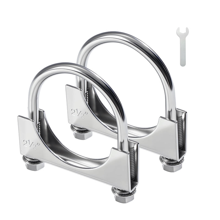 EVIL ENERGY front view of clamp showing durable stainless construction for secure joins