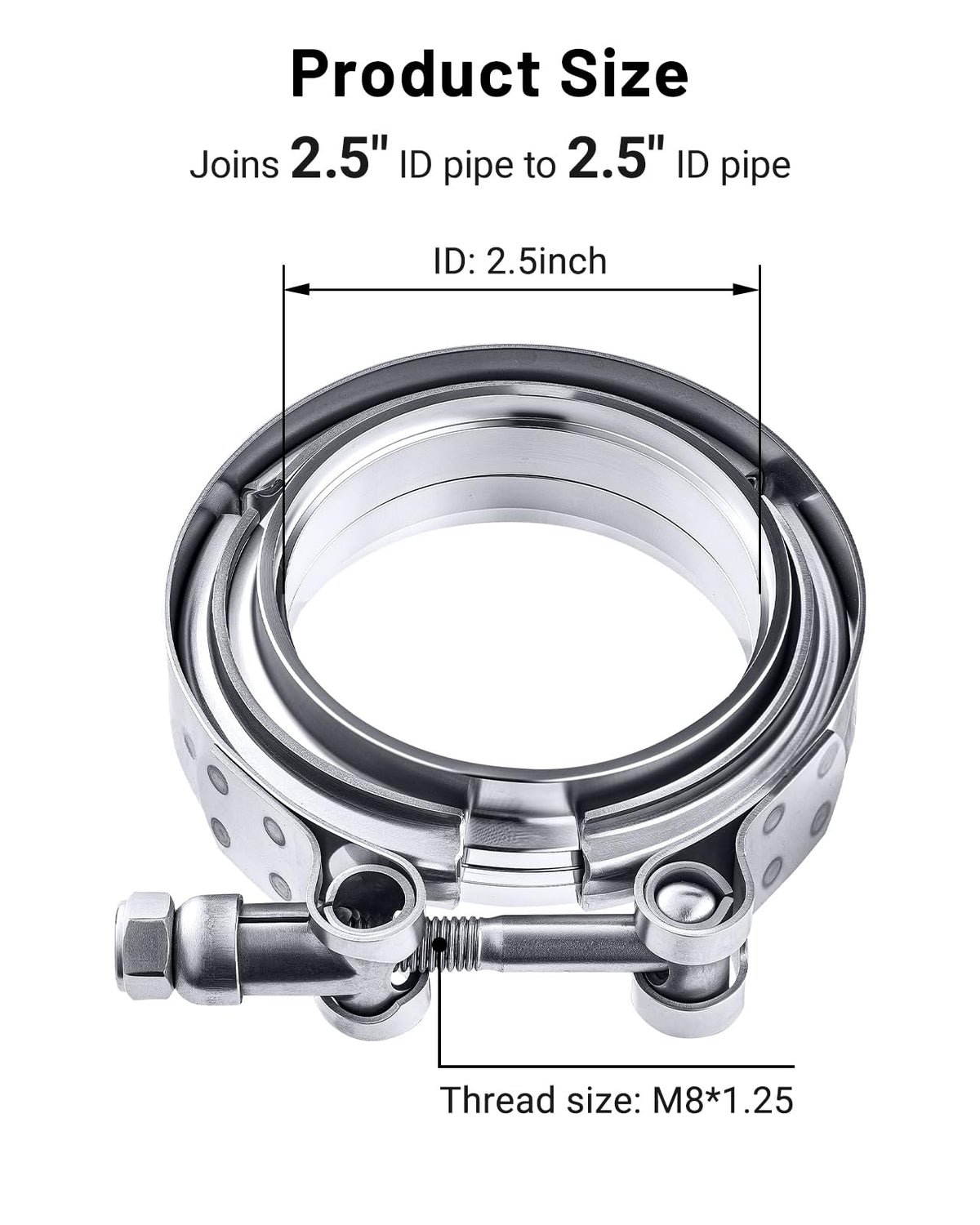 EVIL ENERGY close-up of flange face showing precise fit and seal