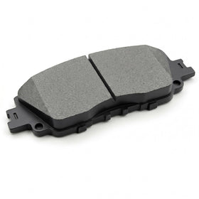 evkingauto front pad close-up highlighting friction surface and quieter stops